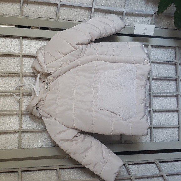 Jessica Simpson nwt puff hoodie baby jacket 18 mos.